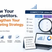 Competitor analysis dashboard for strengthening marketing strategy.
