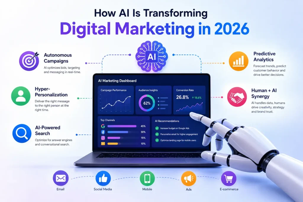 AI transforming digital marketing.